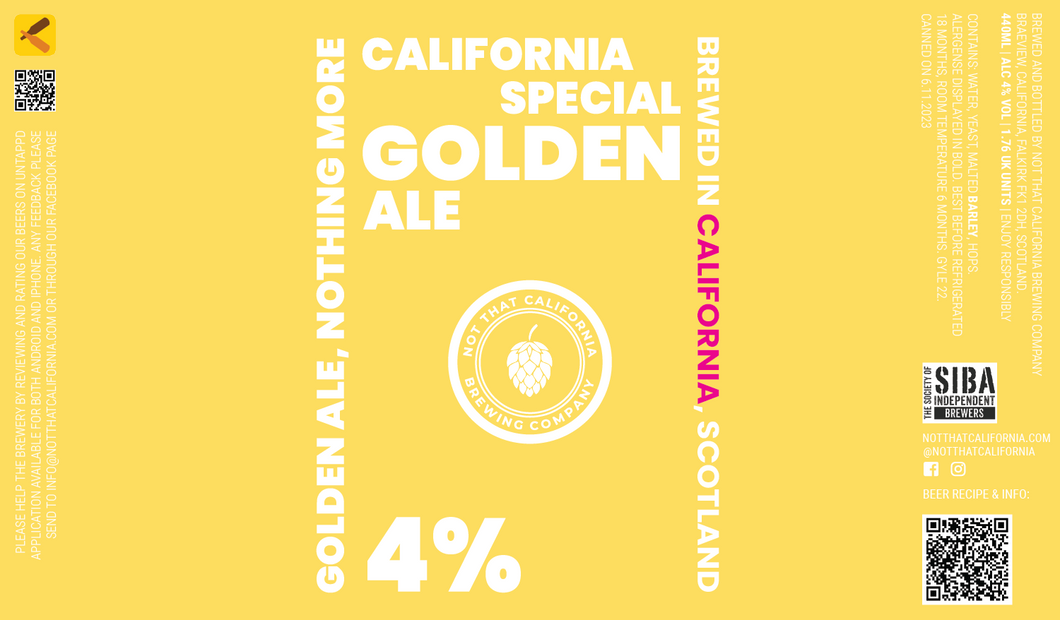 California Golden Ale (4.2%)