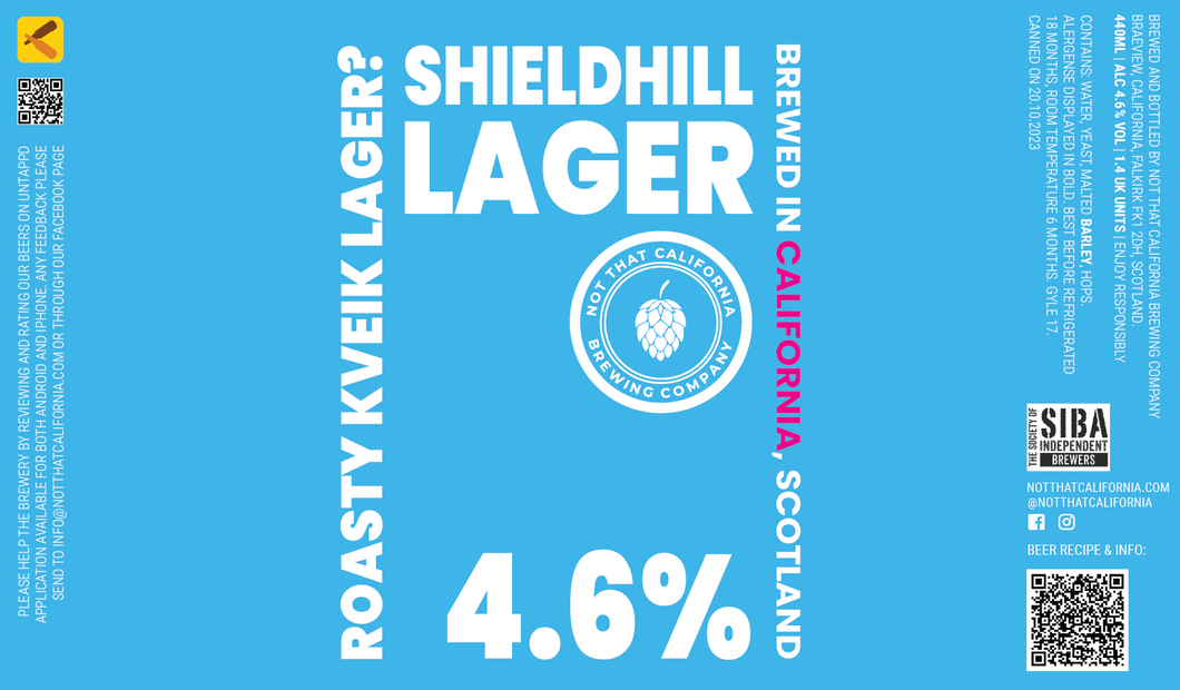 Shieldhill Lager (4.5%)